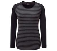 Mountain Equipment - Women's Redline L/S Tee - Longsleeve size 8, grey/black