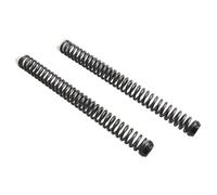 Mountain For Bike Fork Springs Steel Coil Shock Absorber for Front Fork Suspension Repair Parts Heavy Duty Rebound Spring 285mm Length Black 2pcs(C-27mm)