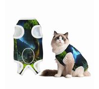 Mountain Forest in The Rain Recovery Suit for Dogs Cats After Surgery,Pet Recovery Shirt, Dog Onesies Pet Surgery Recovery Suit