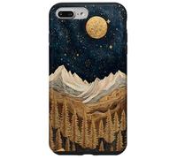 Mountain Forest Night Starry Moon Aesthetic Case for iPhone 7 Plus/8 Plus