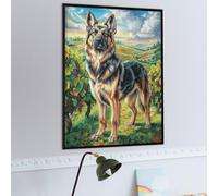 Mountain German Shepherd 1000 Piece Jigsaw Puzzle for Adults Animals Plants Weekend Hobby Creative Challenge No Duplicate Pieces Ideal Retirement Gift 1000 PCS