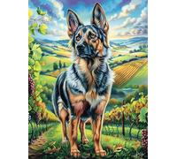 Mountain German Shepherd 500 Pieces Set Premium Jigsaw Puzzle Teen Fans 14-18 Yrs Logic Skill Leisure Adventure Valentines Gift Creativity & Gift Giving 500 PCS