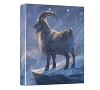 Mountain Goat 3 Ring Binders 1.5 Inch Clear View Three Ring Binders Versatile Binder Fits 200 Sheets 1 Pack
