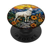 Mountain Goat At Sunset Artwork PopSockets Adhesive PopGrip