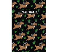 Mountain Goat Notebook: Mountain Goat Blank Lined Notebook To Write Notes Password, Notepad, To Do Lists
