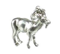Mountain Goat sterling silver charm .925 x 1 Goats charms