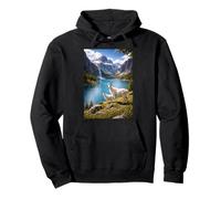 Mountain Goats in Sunny Paradise Valley Pullover Hoodie