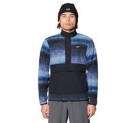 Mountain Hardwear Men's Microchill Snap Pullover, Lapis Dusk Gradient Stripe, L