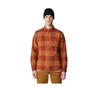 Mountain Hardwear Men's Plusher Long Sleeve Shirt, Iron Oxide Tatanka Check Print