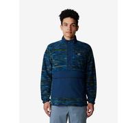 Mountain Hardwear Microchill Half Zip Fleece dark blue green - S