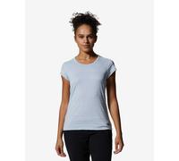 Mountain Hardwear Mighty Stripe Short Sleeve T-Shirt Light Blue Women - L