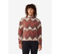 Mountain Hardwear Novelty Microchill Half Zip Sweatshirt Pink Brown White Women - XS