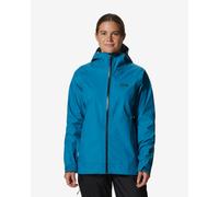 Mountain Hardwear Threshold Hooded Jacket Capri Blue Women - XS