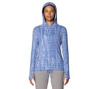 Mountain Hardwear Women's Crater Lake Long Sleeve Hoody, Best Coast Blue Prismatic Print, Small