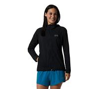 Mountain Hardwear Women's KOR Airshell Hoody Windbreaker, Black, XS