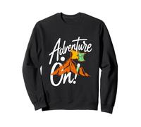 Mountain Hiker Trail Nature Outdoors Adventure Explore Sweatshirt