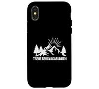 Mountain Hiking Mountaineers Motif Outdoor Loyalty Mountain Vagabond Case for iPhone X/XS