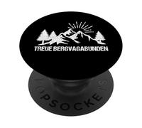 Mountain Hiking Mountaineers Motif Outdoor Loyalty Mountain Vagabond PopSockets Adhesive PopGrip