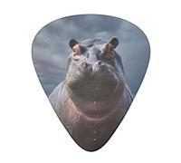 Mountain Hippo Head 12-Pack Guitar Picks, Includes Thin, Medium & Heavy Gauges 3 Sizes for Guitar Electric Acoustic Picks
