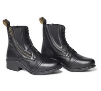 Mountain Horse Veganza Side Zip Paddock Jodhpur Boot - Black | Imitation Leather