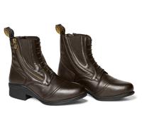 Mountain Horse Veganza Side Zip Paddock Jodhpur Boot - Brown | Imitation Leather