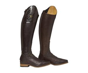 Mountain Horse Womens Sovereign LUX Tall Riding Boots - Black II - Durable genuine YKK® zipper in the back Footwear Calf Size - Regular/Narrow, Footwear Size - 41