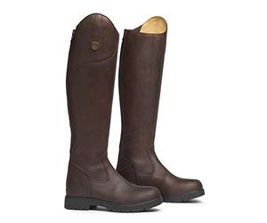 Mountain Horse Womens Wild River Long Riding Boots - Brown - Waterproof Sprayproof Footwear Calf Size - Regular/Wide, Footwear Size - 41