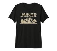 Mountain I Graduated Can I Go Back Hiking Now Hiking Premium T-Shirt