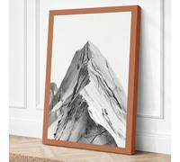 Mountain in Solitude Canvas Wall Art Print 18x12 Inch (46 x 30 cm)