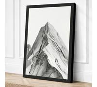 Mountain in Solitude Canvas Wall Art Print 24x16 Inch (61 x 41 cm)