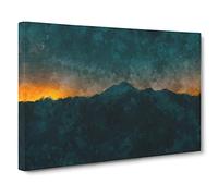 Mountain in Whistler Canada Canvas Print | Gallery Wrapped 30mm Frame Wall Art | 30x20 inches | Ready to Hang | Modern Landscape Picture | Living Room Bedroom Lounge Office