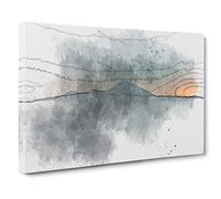 Mountain In Whistler Canada Canvas Print | Gallery Wrapped 30mm Frame Wall Art | 30x20 inches | Ready to Hang | Modern Landscape Picture | Living Room Bedroom Lounge Office