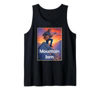 Mountain Jam Guitar Player Dude Tank Top