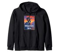 Mountain Jam Guitar Player Dude Zip Hoodie