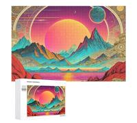 mountain jigsaw puzzles 1000 pcs space planet great gifts challenge toy educational game home decoration for adults& kids age 14 years up.