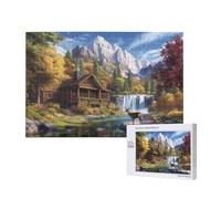 Mountain Jigsaw Puzzles for Adults 3000, Autumn Puzzles for Adults Wooden, Funny/Difficult/Impossible/Challenging Decompression Games, As a Birthday for Women and Men M-942