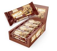 Mountain Joes Mega Oat Protein Flapjack | High Protein & Fibre, Reduced Sugar Bar with 15g Protein |On-the-Go Soft-Baked Healthy Gym Snack Bar | Box of 12 x 100g (Box, Chocolate Chip Cookie)