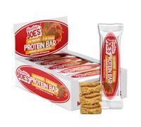 Mountain Joes On-the-Go Protein Bar | High Protein & Fibre, Low Sugar Bar with 17g Protein | Nutritional & Healthy Gym Snack Bar | Box of 12 x 55g (Box, Caramel Biscuit)