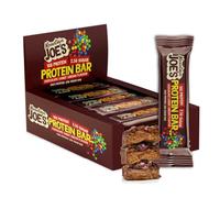 Mountain Joes On-the-Go Protein Bar | High Protein & Fibre, Low Sugar Bar with 18g Protein | Nutritional & Healthy Gym Snack Bar | Box of 12 x 55g (Box, Chocolate Candy Cream)