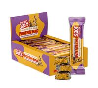 Mountain Joes On-the-Go Protein Bar | High Protein & Fibre, Low Sugar Bar with 18g Protein | Nutritional & Healthy Gym Snack Bar | Box of 12 x 55g (Box, Chocolate Honeycomb)