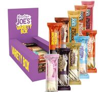 Mountain Joes On-the-Go Protein Bar Variety Box | Protein Flapjacks, Brownies, Millionaires & Cake Bars | High Protein, Reduced Sugar up to 13g Protein | Box of 10