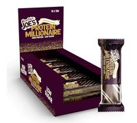 Mountain Joes On-the-Go Protein Millionaire Bar | High Protein & Fibre, Low Sugar Bar with 13.5g Protein | Nutritional & Healthy Gym Snack Bar | Box of 10 x 50g (Box, Chocolate Caramel)