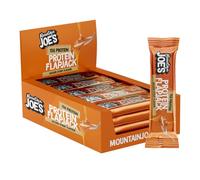 Mountain Joes On-the-Go Soft-Baked Oat Protein Flapjack | High Protein & Fibre, Reduced Sugar Bar with 15g Protein | Healthy Gym Snack Bar | Box of 16 x 60g (Box, Golden Syrup)