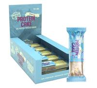 Mountain Joes On-the-Go Soft-Baked Protein Cake Bar | High Protein & Fibre, Reduced Sugar Bar with 12g Protein | Nutritional & Healthy Gym Snack Bar | Box of 10 x 60g (Box, Birthday Cake)