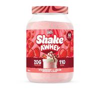 Mountain Joe's Shake A'Whey 1.8kg, 20g Protein Per Serving, 60 Servings, 109kcal, 1.1g Fat, 5.2g Carbs (Strawbery & Cream)
