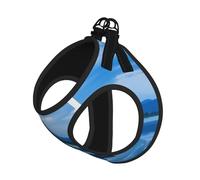 Mountain Lake Boats Print Pet Leash Vest Soft Adjustable Step in Puppy Vest Outdoor Walking with Leash