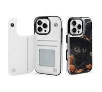 Mountain Lake House Swan Wallet Phone Case Compatible with iPhone 16 Pro Flip Phone Case with Card Holder