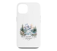 Mountain Lake Magic Watercolor Landscape Case for iPhone 13