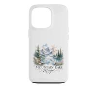 Mountain Lake Magic Watercolor Landscape Case for iPhone 13 Pro