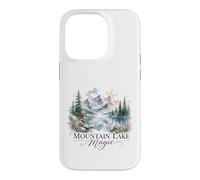 Mountain Lake Magic Watercolor Landscape Case for iPhone 14 Pro